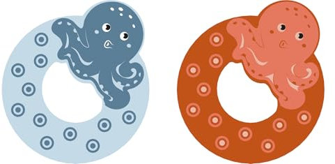 small foot Holzbuchstaben-Set Kinderzimmer O aus FSC® 100%-zertifiziertem Holz, Tier-Buchstaben zum Sammeln, 12522