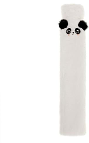 STC Panda Children's Long Hot Water Bottle - Plastic, Hot Water Bottle, Playful Panda Design, Multi-coloured