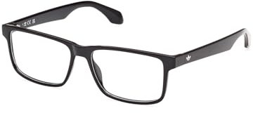 adidas Originals Brillengestell (Model OR5087) für Herren, Rechteckig, gefertigt aus Kunststoff (inklusive Brillenetui)