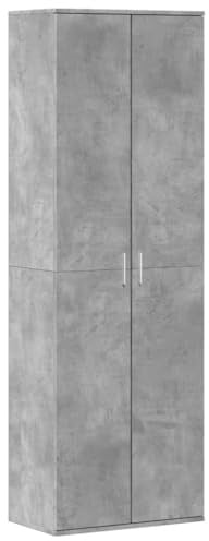 vidaXL Highboard Betongrau 60x35x180 cm Holzwerkstoff