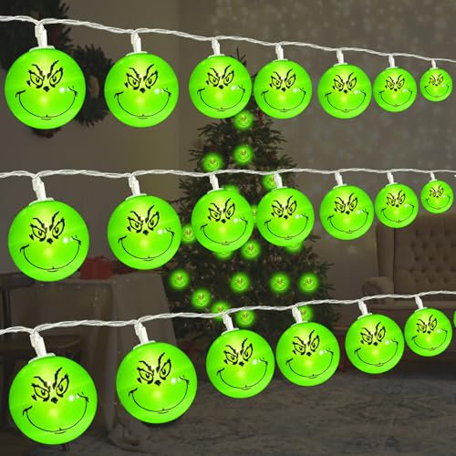 Weihnachtsbeleuchtung, 20 LED 3 m Lichterkette, Weihnachtsdekorationen für Baum Haus Garten Indoor Outdoor Dekoration