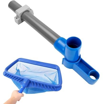 Vbnuyhim Kit di montaggio a rete per piscina, skimmer fuori terra – Montaggio di una rete fuori terra per piscina – Rete leggera per il montaggio di rete di rifiuti da piscina, spa, skimmer,