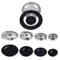 Entgoinggo Metal Stove Cap Kit, Gas Stove Burner Crown and Flame Cap Kits, Oven Cooker Hob Gas Burner Set,For Stoves Crown Flame Cover Replacement Parts(Concave)
