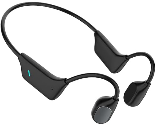 FANSAISI Bone Conduction Hearing Headsets, Wireless Open Ear Earphones with HD Sound Pickup Microphone for Conversations Lightweight All Day Wear