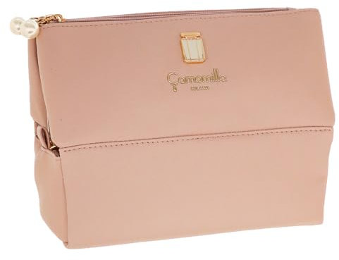 Camomilla Milano Beauty Case Donna, Beauty da Viaggio, Collezione Madame, Colore Rosa
