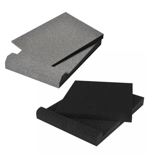 Zestvria Insulation Block for Subwoofer, High Density Acoustic Pad, Noise Insulation Pads, Stabilise Rebound Stabiliser for Study Monitor