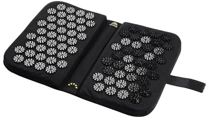 ShaktiMat [L'original] - Tapis Acupression pour Pieds - Massage & Relaxtion Pieds - Noir