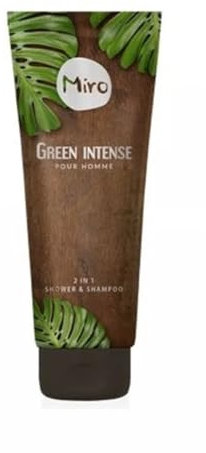 Miro GREEN INTENSE pour homme 2 in1 Shower & Shampoo 250 ml