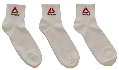 Reebok Lot de 3 paires de chaussettes montantes D0850 pour homme et femme