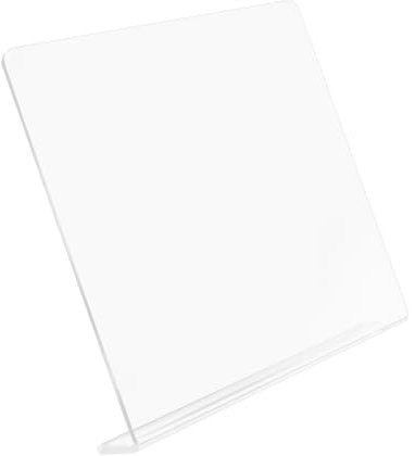 Uonlytech Tableau Acrylique Transparent Inclinable pour Peinture Et Dessin Support Compact Antitache pour Bureau Protection pour Artistes Et Étudiants