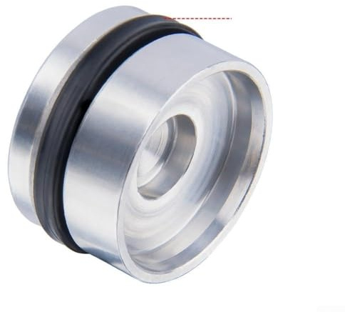 Honseadek Piston d'air pour fourche de suspension de vélo pour chambre à air de 32 mm, alliage d'aluminium pour fourche de vélo, pièce de rechange pour composant d'amortisseur de VTT