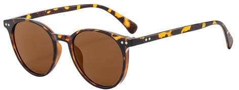 HAGOT Retro Square Sonnenbrille, Jahre Vintage Trendy Brille, Damen Herren 70er Klassisch, UV400-Schutz Sunglasses, für Fahrten, Reisen & Outdoor Aktivitäten