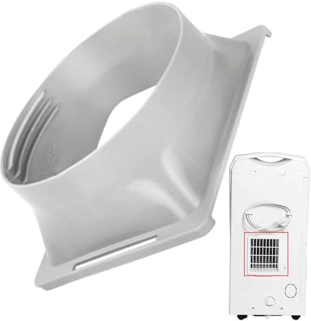 Raccordo del connettore del tubo di scarico dels condizionatore d'aria portatile | Adattatore quadrato universale 15 cm per tubo 'aria condizionata | Connettore di ventilazione durevole Installazi