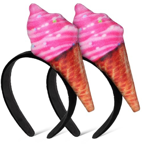 Eiscreme Haarreif für Damen 2stücke Gewebe Cosplay Halloween Feier | Party Kopfschmuck, Festival Haaraccessoires, Dekorativ und Simuliert, für Kostümparty, Freunde und Familien