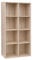 VASAGLE 8-Cube Bookcase, Bookshelf, Cube Storage Unit, Wooden Bookcase and Display Shelf, Freestanding Cabinet Unit for Office, Living Room, Bedroom, Oak Colour LBC24NL