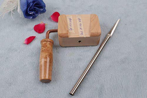 yinfente Violine Geige Brücke Halt Klemme Violine Tools Steg Messer Cutter Saite Slot Dateien Gitarrenbau Tools Geige Gitarre Werkzeug (Klemme & Messer und Dateien) Bridge clamp + knife