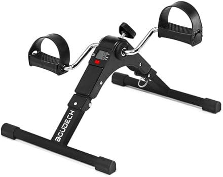Mini Cyclette, biciclo, pedaliera pieghevole per riabilitazione muscolare braccia e gambe