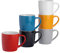 Argon Tableware Farbige Kaffeetassen - 350ml - Packung Von 6 - Multicolour