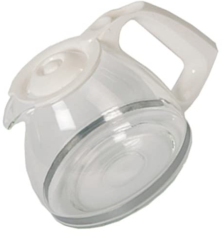 SS-201807 - Caraffa + coperchio bianco per preparazioni delle bevande piccole, per elettrodomestici, colore: Bianco