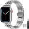 Diruite per Apple Watch Ultra/Ultra 2/Series 9/8/7/6/5/4/SE Cinturino, Cinturini Acciaio Inossidabile Placcato Cinturino Ricambio per iWatch 38mm/40mm/41mm/42mm/44mm/45mm/49mm