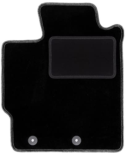 Wielganizator Automatte – Passend für Toyota Yaris III Hybrid Schrägheck 2013-2017 – Velours – Autozubehör - Praktische Fußmatte Auto – 1-teilig - schwarz