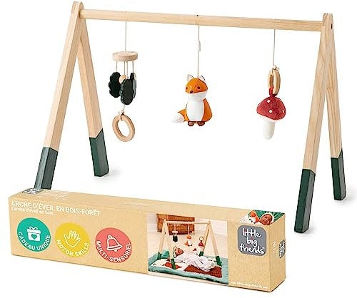Little Big Friends Arche d'Eveil Jouet Montessori développe la motricité de bébé | Forest