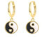 Ohrringe Hängend Gold, Ohrringe Silber 925 Hochzeit Yin Yang Emaille Ohrringe