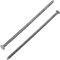 AERZETIX - C70867 - Lot de 50 Clous à tête plate Ø6x200 mm - diamètre de la tête Ø12 mm - en acier - couleur argent - rembourrage bardage menuiserie