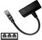 Jaimela RJ45 Splitter Adapter Kabel, 1 Stecker auf 3 Buchse, Ethernet-Verlängerungskabelkabel, LAN Ethernet Kabel Extender Netzwerk Adapter Stecker, für Ethernet Cat 5/6/7