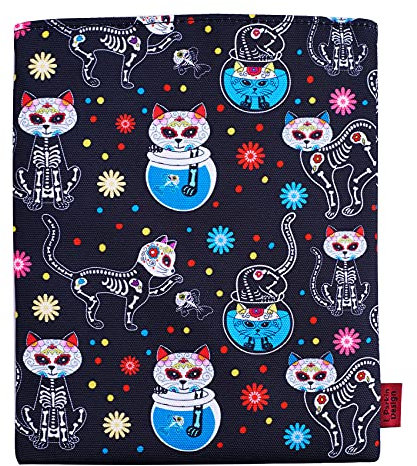 Coprilibro Day of the Dead Cats Copertina per libro Misura media Copertina per libro Copertina Regalo ragazzi, Tessuto, Medium