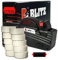 Preisauszeichner Set Blitz C6 inkl. 10 Rollen 26x12 Preisetiketten - leucht-rot permanent + 1 Farbrolle | Preisauszeichnungsgerät | HUTNER