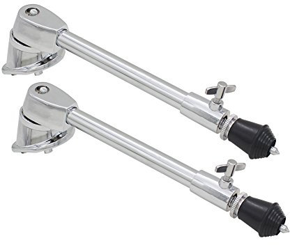 Drum Spurs, verstellbare Bass Drum Stand Legs Anti Rost Spurs 1 Paar