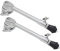 Drum Spurs, verstellbare Bass Drum Stand Legs Anti Rost Spurs 1 Paar