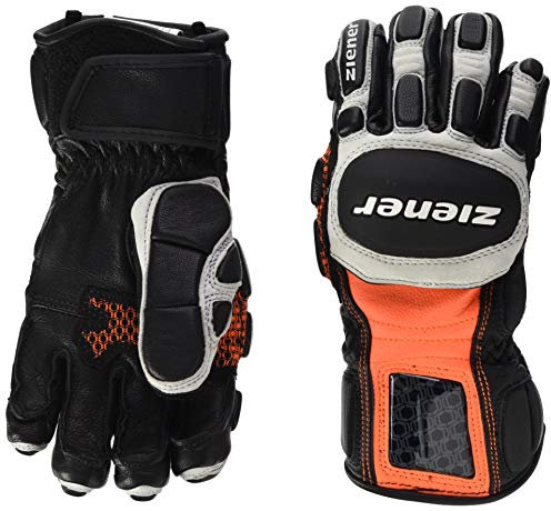 Ziener Kinder LEXO JUNIOR glove race Ski-Handschuhe, Poison Orange, 4