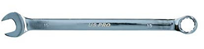 AB Tools-US Pro 15mm Extra Long Metric Combination Spanner Wrench 230mm Chrome Vanadium Steel