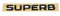 Superb Schriftzug schwarz Emblem Buchstaben Blackline Logo
