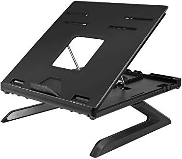 LogiLink AA0133 - Notebook St?nder mit Smartphone-Halterungen, geeignet f?r 10 15,6 Notebooks und Tablets, schwarz