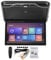 Akozon Lettore DVD Tetto Auto 19 Pollici Monitor Pieghevole TV a Soffitto HDMI- Compatibile con il Telecomando per Android 9.0 Arresto Schermo Superiore(nero)