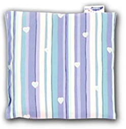 Theraline Kirschkernkissen 23 x 26 cm Streifen blau Kirschkerne