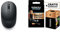 Dell Mobile Wireless Mouse MS3320 Black, MS3320W-BLK (Black) + Duracell NEW Optimum AA Alkaline Batteries [Pack of 4] 1.5 V LR6 MX1500