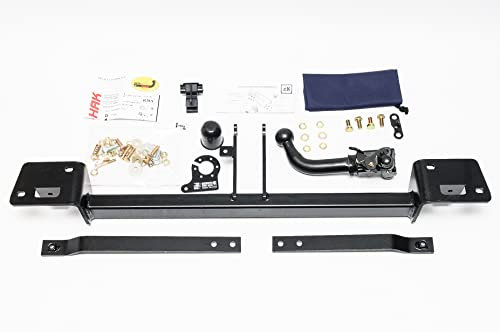 AUTO-HAK Gancio di traino completo estraibile orizzontale compatibile con Fiat Punto/Grande 199 3/5-porte 03.2006-07.2011 + universale kit elettrico 7 poli