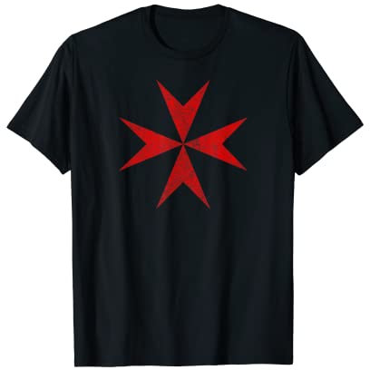MALTESISCHES KREUZ RITTER HOSPITALIER MALTA KREUZZÜGE T-Shirt