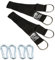 Fitness Health Fitness-Gurt, Trainingsband, Verlängerung für Suspensionstraining, Battle Rope Pole/Wall Anchor Attachment – Übung für den Innen- und Außenbereich, 2 Stück
