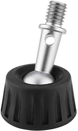 Tripod Feet Rubber with 3/8 Stainless Steel Screw,for Monopod Thread Tripod Foot Width 68mm (3PCS)