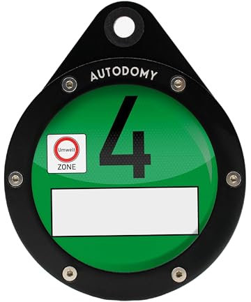 Autodomy Porte Vignette Crit Air Moto Étanche | Support Vignette Critair Moto Inclut 2 Outils de Travail | pour Toutes Type de Motos