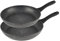 Salter COMBO-8579A Megastone Frying Pan Set - Non-Stick 2 Piece Pans, Dishwasher Safe, 28cm & 30cm Corrosion-Resistant Forged Aluminium, Suitable for All Hob Types, Metal Utensil Safe
