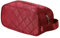 ONEGenug Beauty Case Borsa da Toilette per Donna Grande Borsa da Viaggio Trousse Borsa Cosmetica Borsa Per Trucco da Donna Makeup bag (Nuova Versione Rossa)