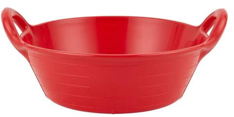 Red Gorilla Plas Medium Red Skip Feed Bucket Tub Feeder Trough for Animal Feeding Garden Stable Building Site 20 Litre Capacity