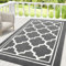 Homaxy Washable Door Mats Indoor, Dirt Trapper Mat Absorbent Non-Slip Low Profile Doormat for Entrance, Inside, Kitchen, Front Back Door, Pets and Dogs— 120 x 180 cm, Grey