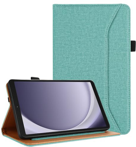 Vakarey Custodia Tablet per Samsung Galaxy Tab A9 8.7 Pollici 2023,per Samsung Tab A9 Cover Antiurto,Verde